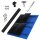 1 reihiges schwarzes Befestigungssystem für Solarmodule zur Hochkant Verlegung für 2 Module für Flachdach