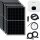 2460 Watt batteriekompatible Solaranlage mit Aufputzsteckdose, Growatt XH Wechselrichter, Solarspace