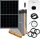 3600 Watt batteriekompatible Solaranlage mit Aufputzsteckdose, Growatt XH Wechselrichter, Solarspace