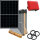 4000 Watt Solaranlage zur Netzeinspeisung, einphasig inkl. SMA Wechselrichter, Solarspace